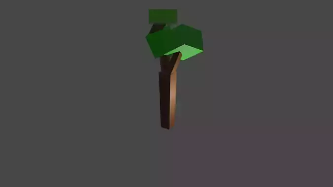 Low Poly Tree in minecraft
