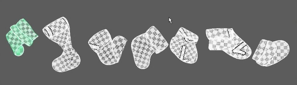 Socks 3D model_3
