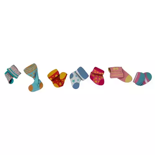 Socks 3D model