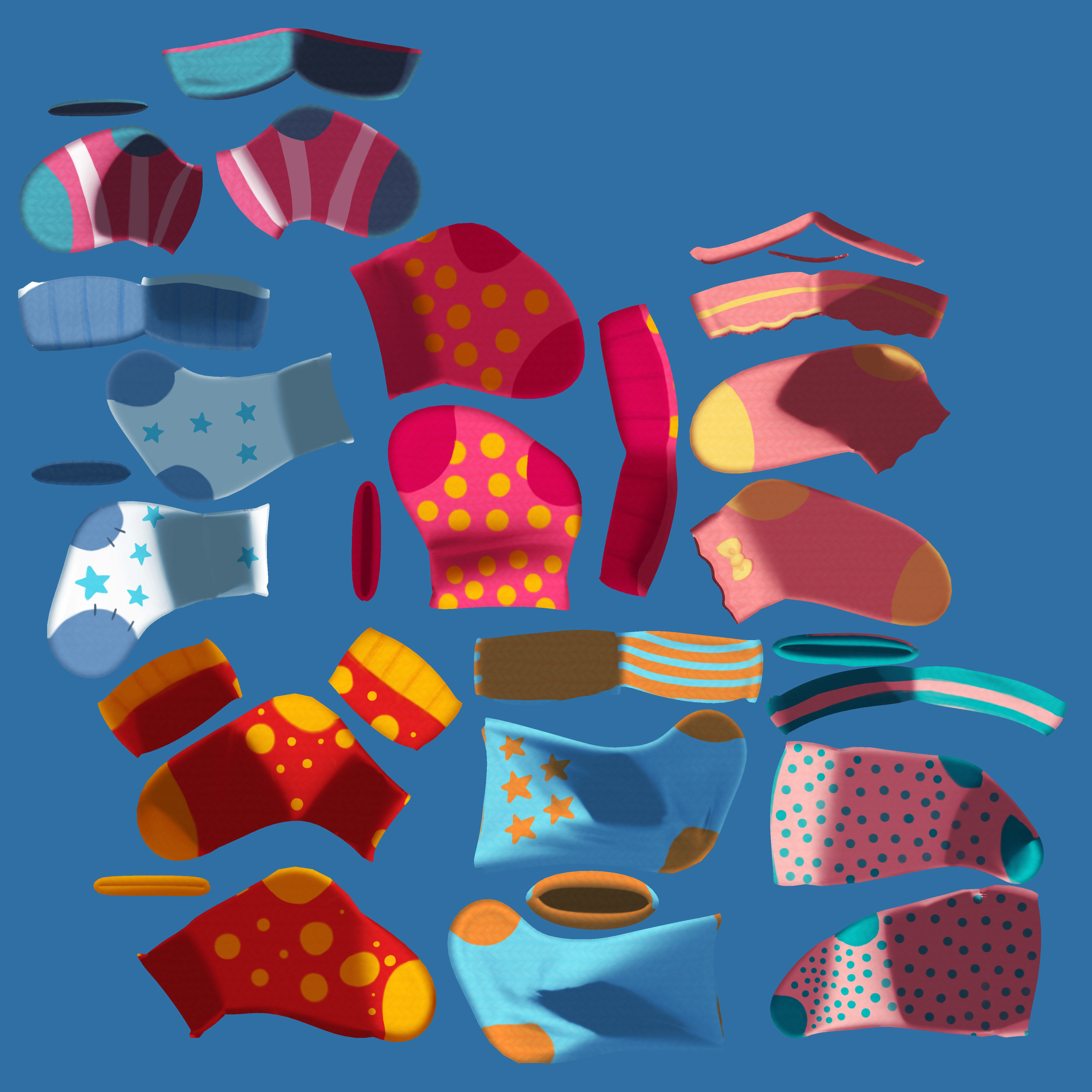 Socks 3D model_5