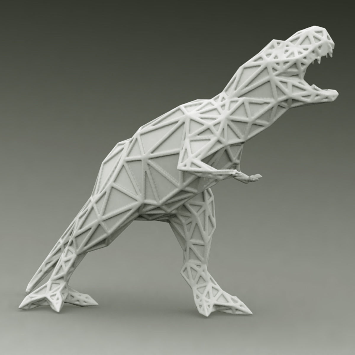 3D PRINTED MODEL T-REX-5-PATTERN-POSE 3D print model_11