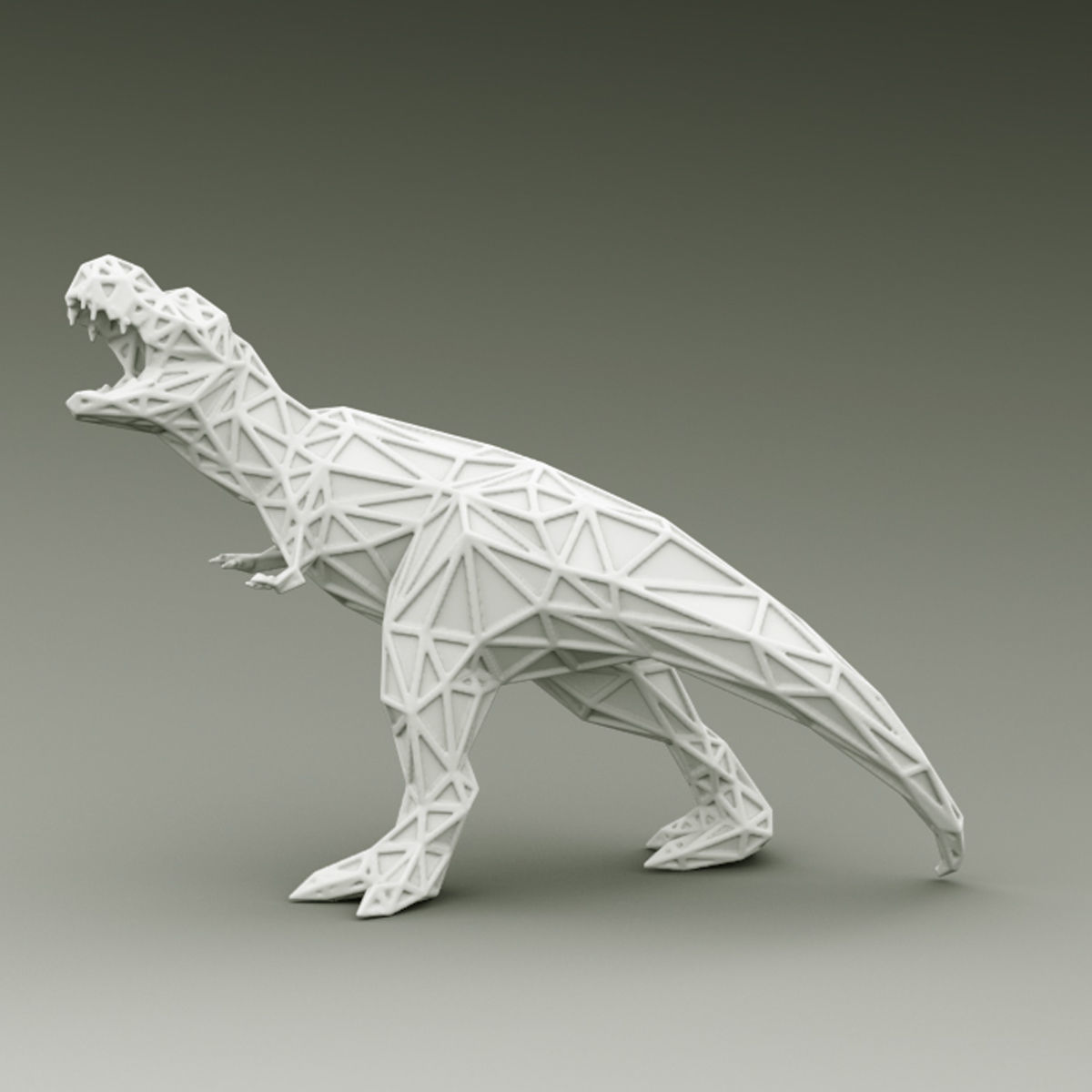 3D PRINTED MODEL T-REX-5-PATTERN-POSE 3D print model_36