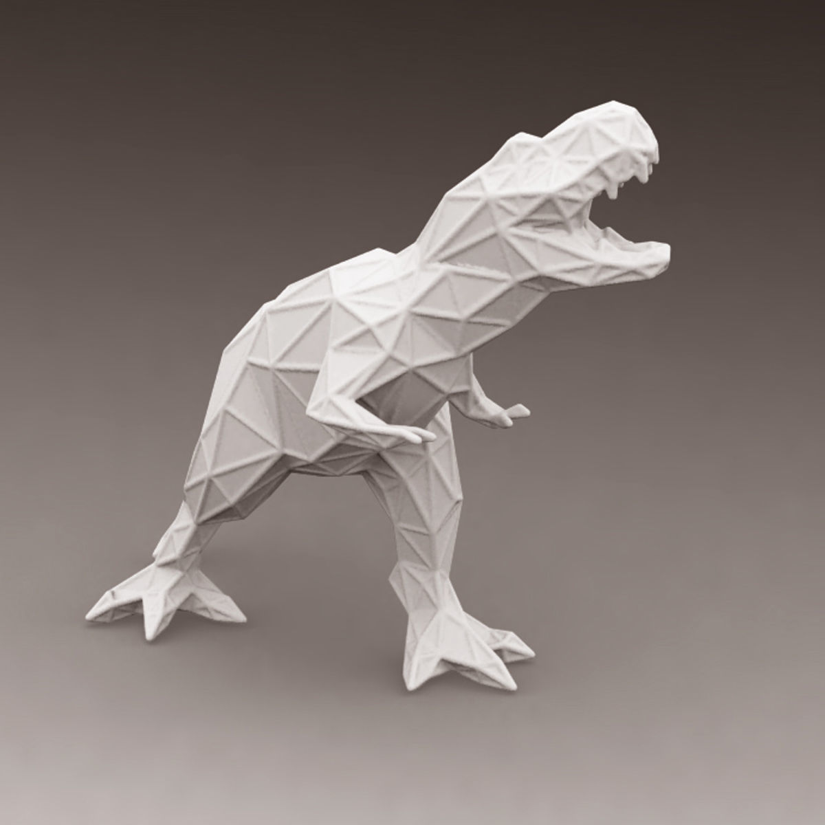 3D PRINTED MODEL T-REX-5-PATTERN-POSE 3D print model_6