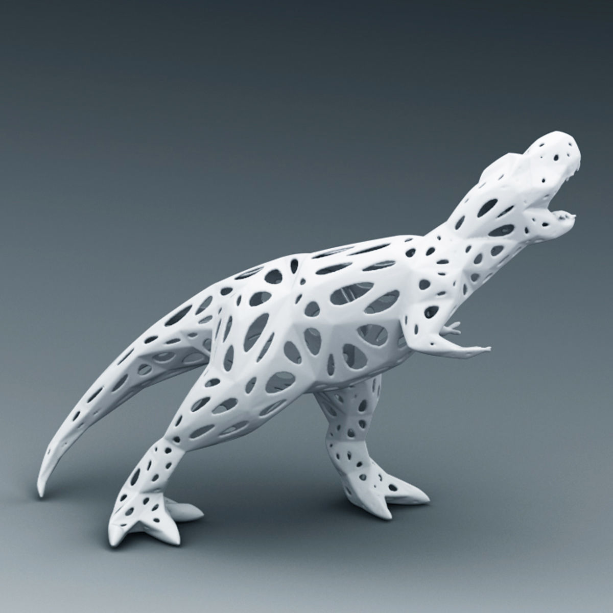 3D PRINTED MODEL T-REX-5-PATTERN-POSE 3D print model_30