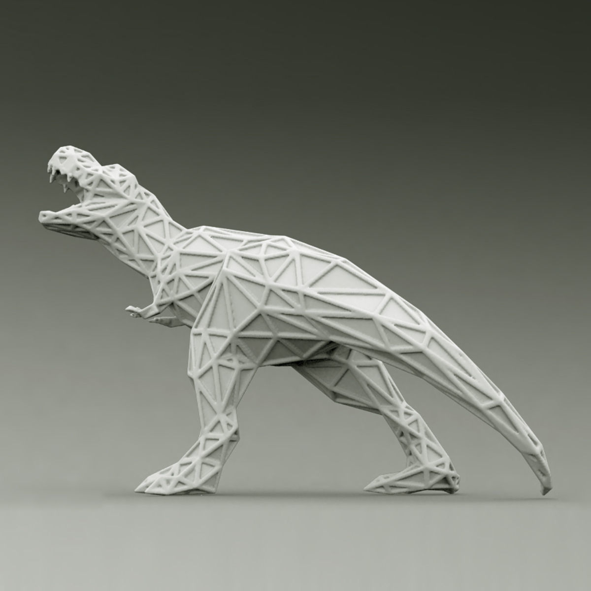 3D PRINTED MODEL T-REX-5-PATTERN-POSE 3D print model_10