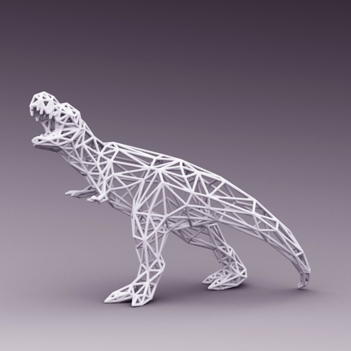 3D PRINTED MODEL T-REX-5-PATTERN-POSE 3D print model_34