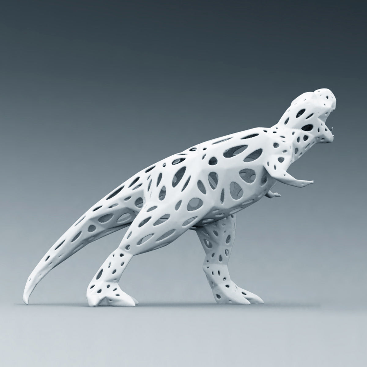 3D PRINTED MODEL T-REX-5-PATTERN-POSE 3D print model_3