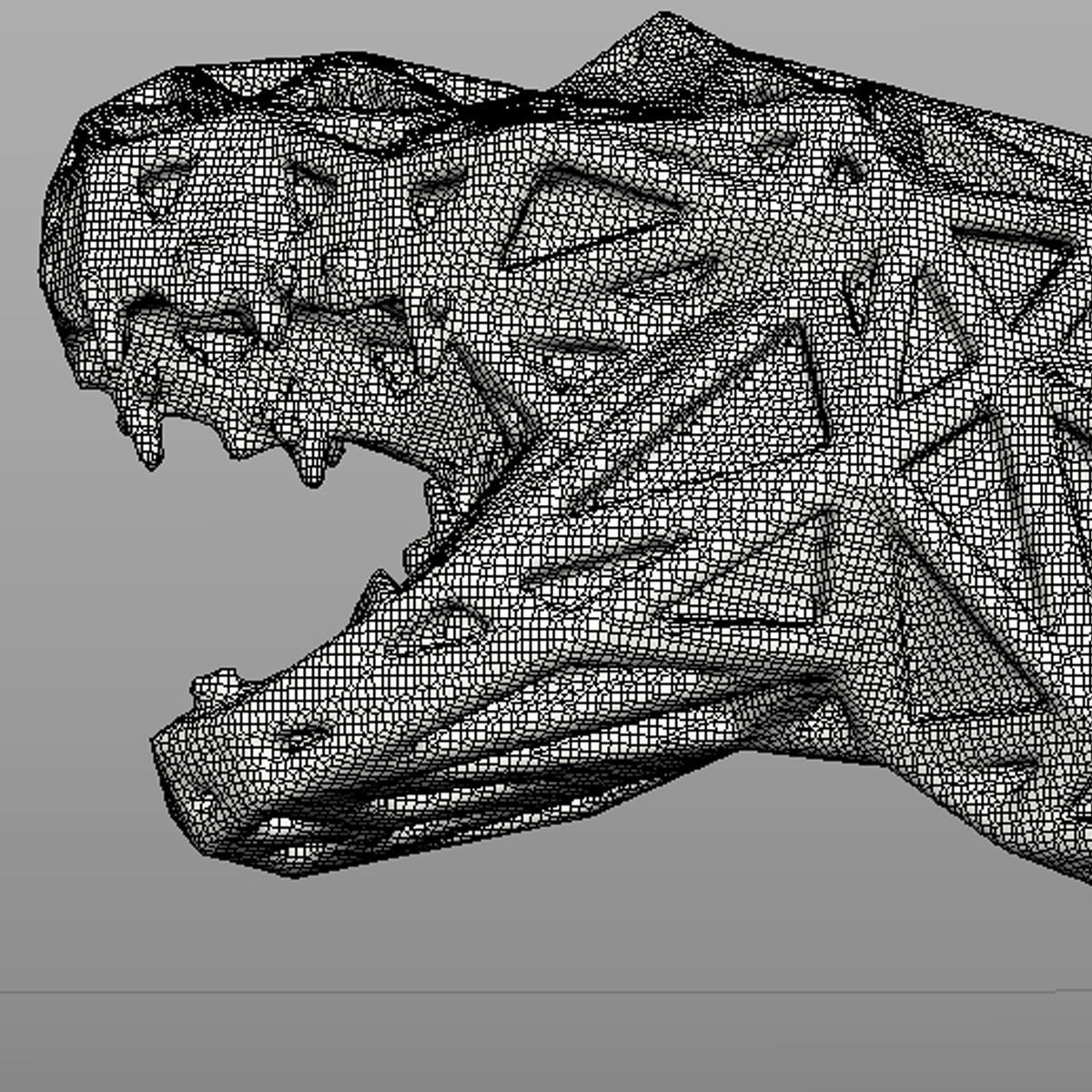 3D PRINTED MODEL T-REX-5-PATTERN-POSE 3D print model_25