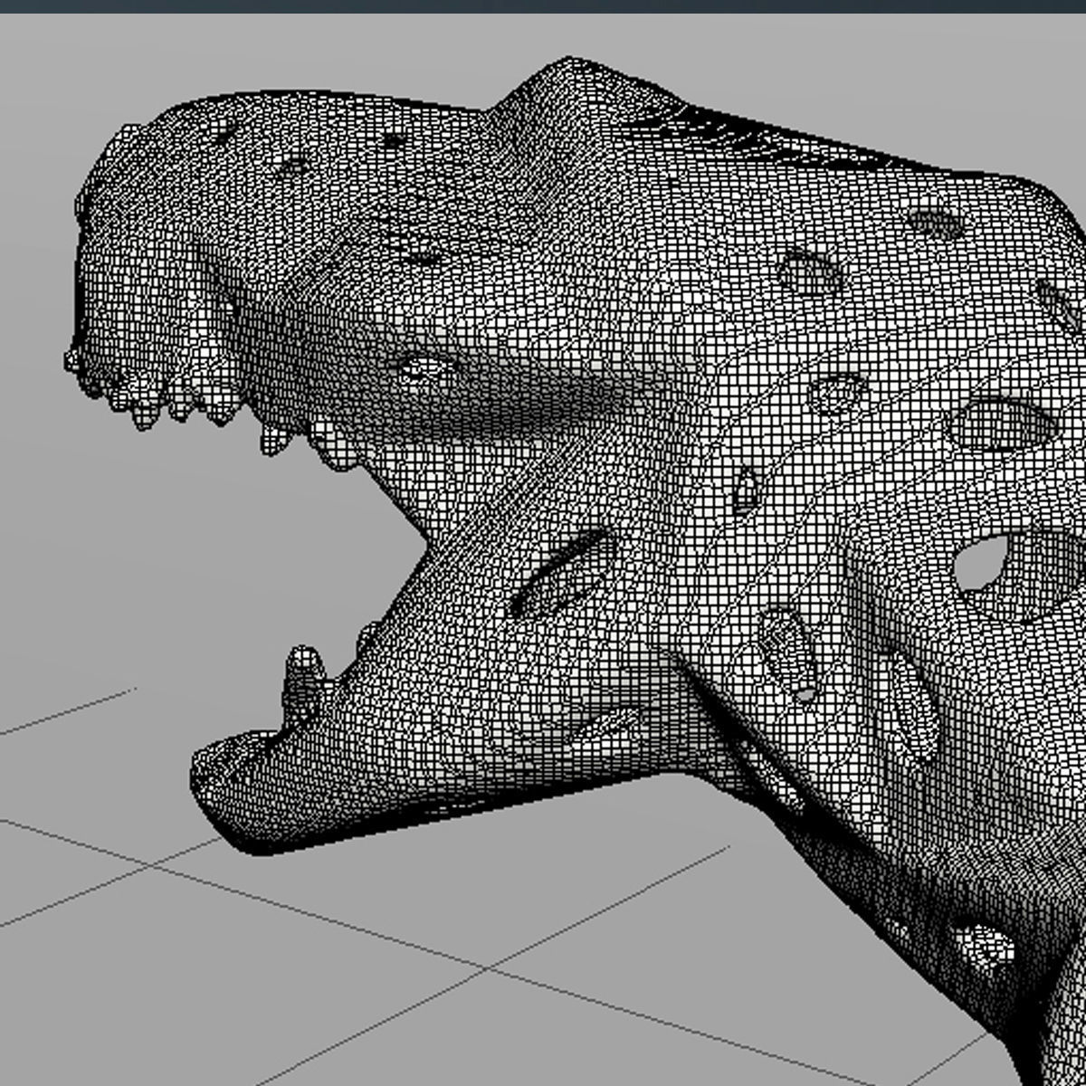 3D PRINTED MODEL T-REX-5-PATTERN-POSE 3D print model_40