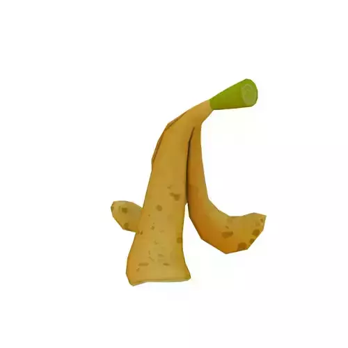 Banana peel 3D model