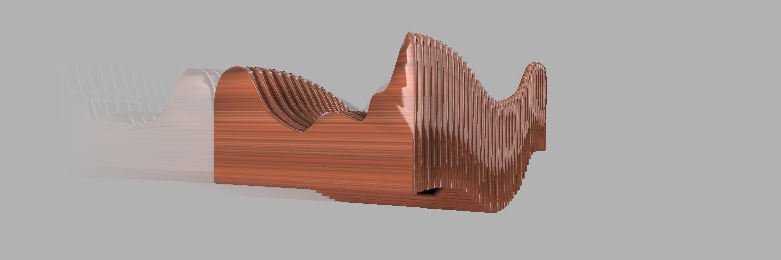 CURVED WALL version 4 3D model_4