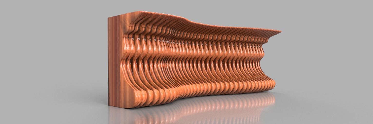 CURVED WALL version 4 3D model_1