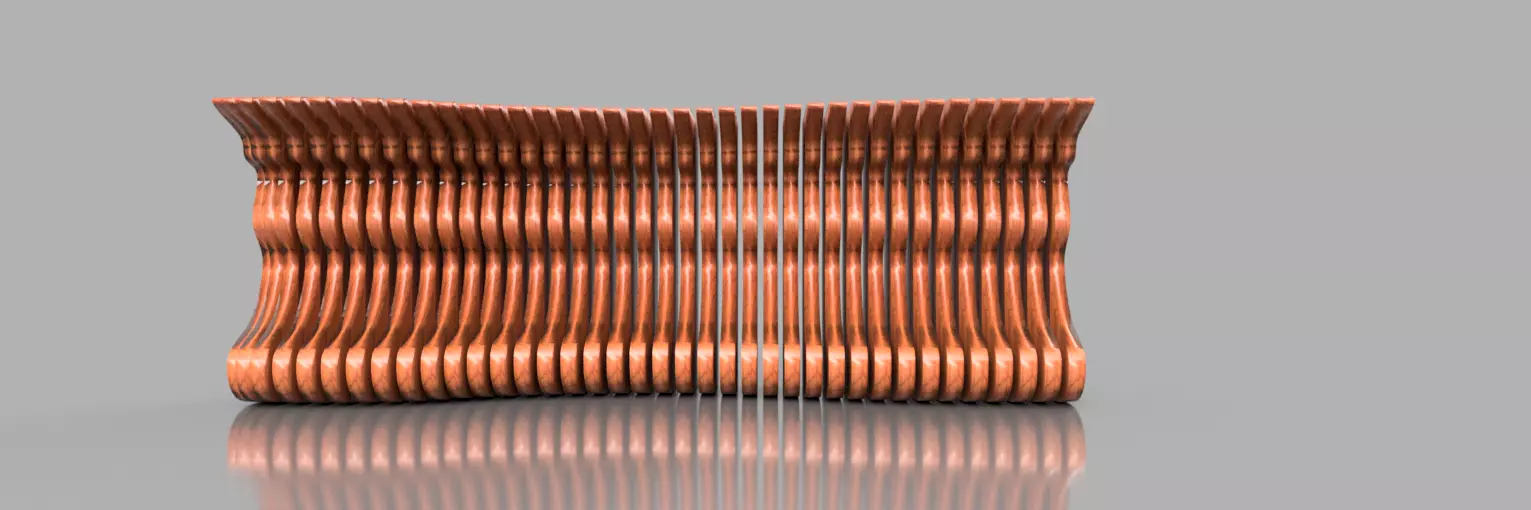 CURVED WALL version 4 3D model_0