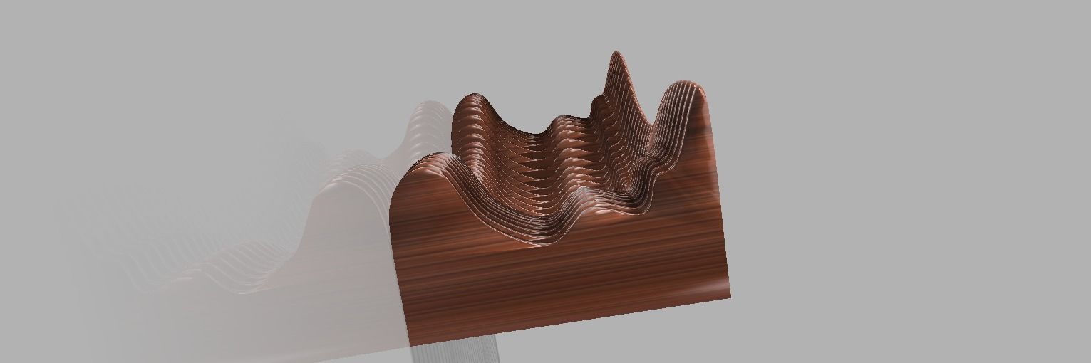 CURVED WALL version 4 3D model_2