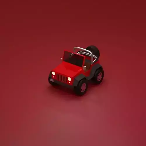 Low Poly Jeep Wrangler