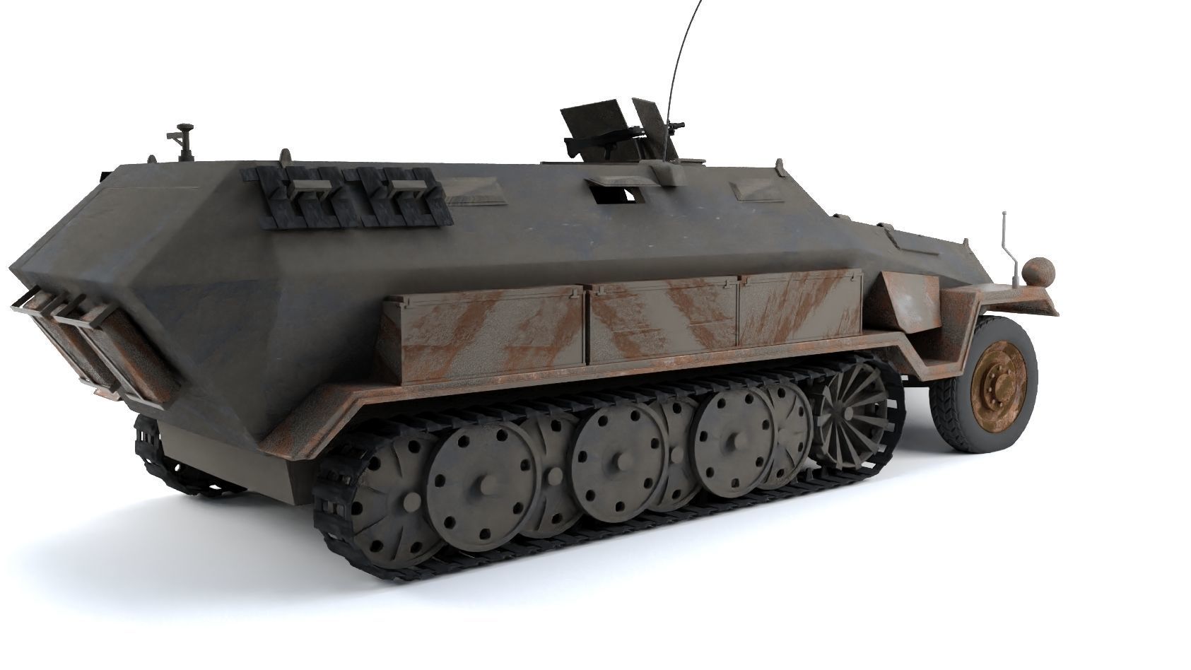 Solido Hanomag SdKfz 251 - Semi-chenillé - 1/50 - Hachette - Occasion