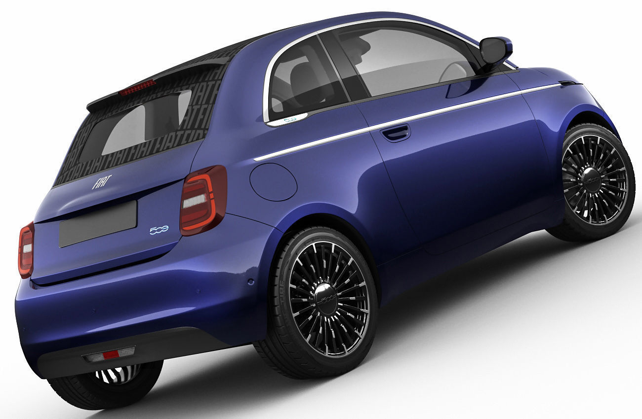 Fiat 500 cabrio 2021 La Prima 3D model_16