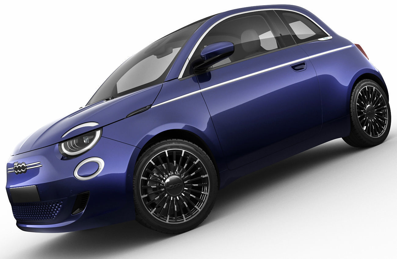 Fiat 500 cabrio 2021 La Prima 3D model_14