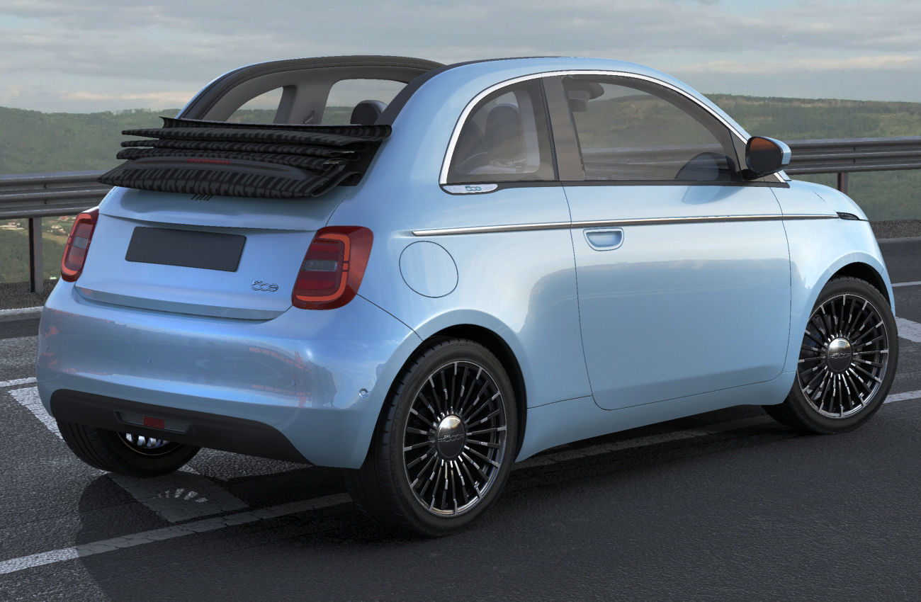Fiat 500 cabrio 2021 La Prima 3D model_27