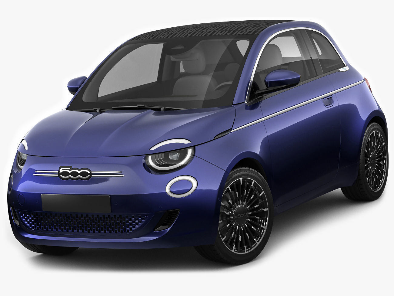 Fiat 500 cabrio 2021 La Prima 3D model_1
