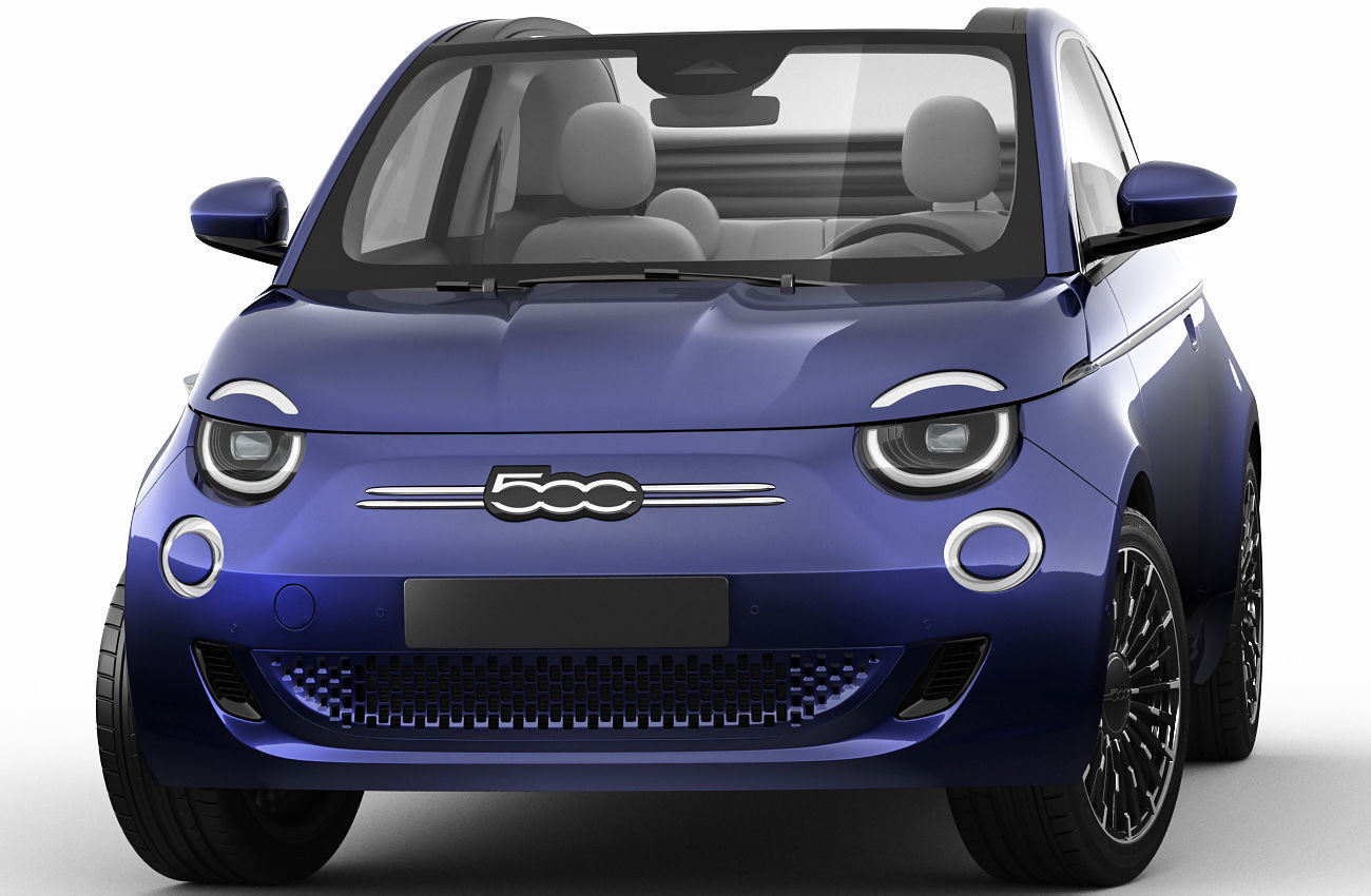 Fiat 500 cabrio 2021 La Prima 3D model_19