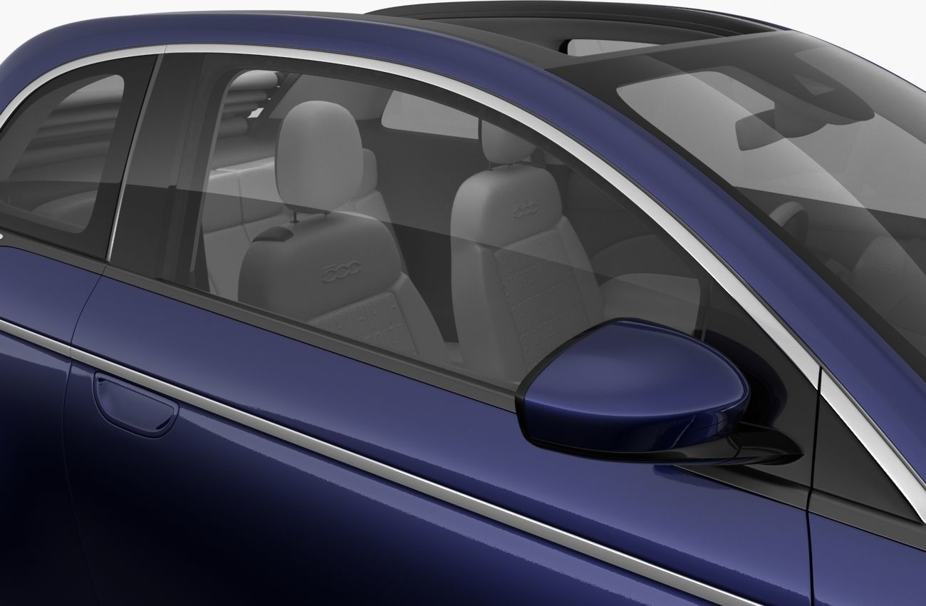 Fiat 500 cabrio 2021 La Prima 3D model_24