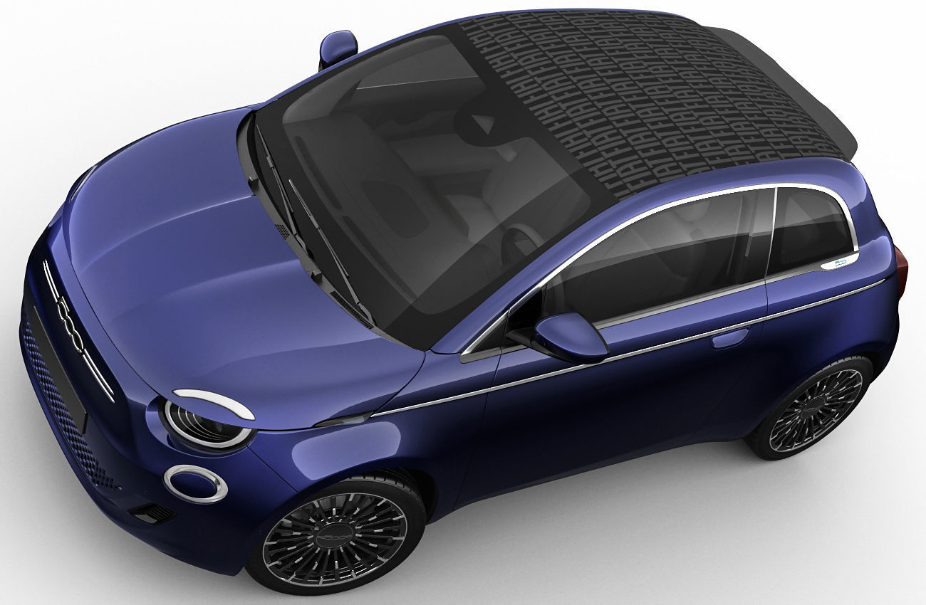 Fiat 500 cabrio 2021 La Prima 3D model_10