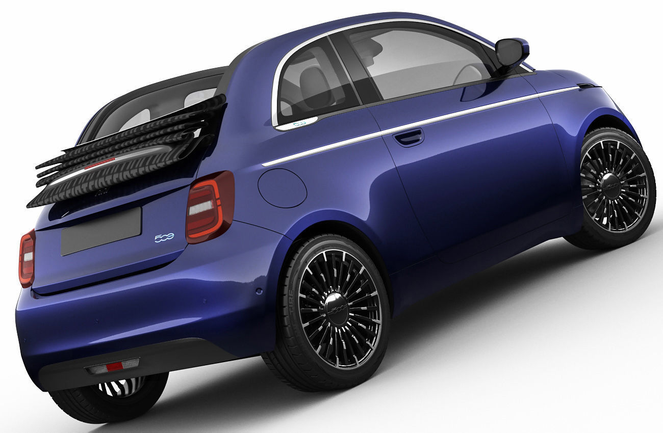 Fiat 500 cabrio 2021 La Prima 3D model_17