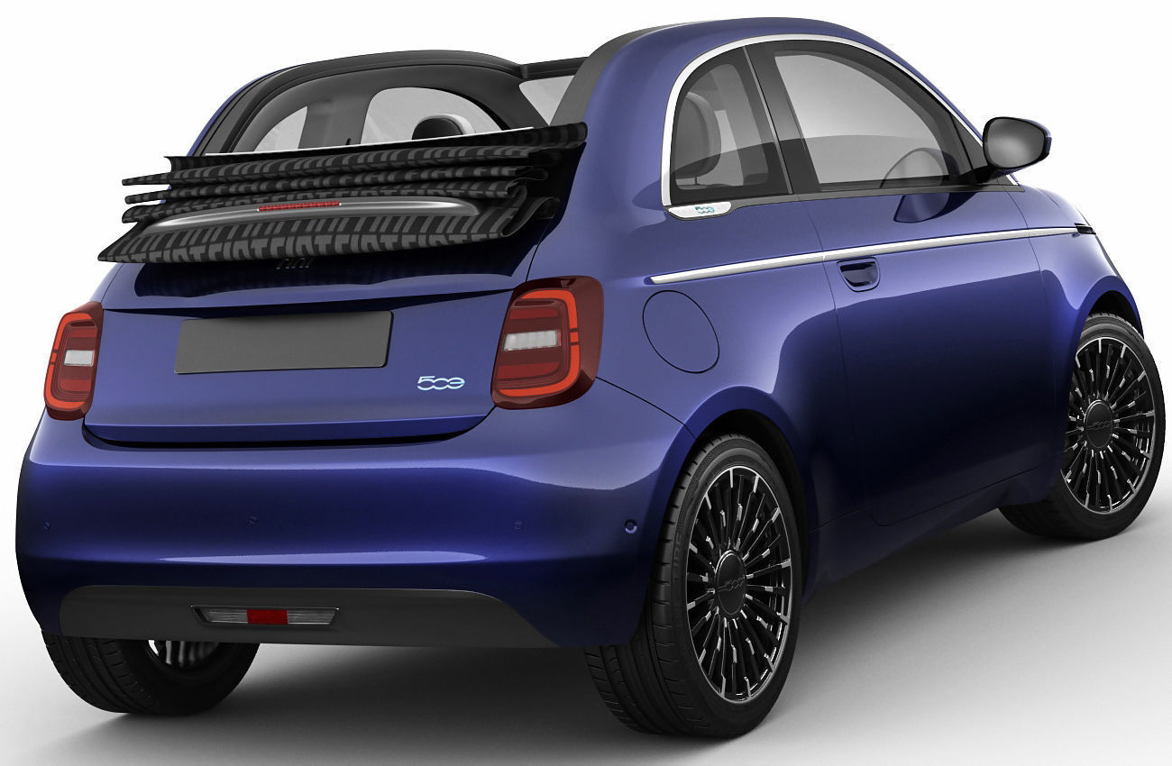 Fiat 500 cabrio 2021 La Prima 3D model_3