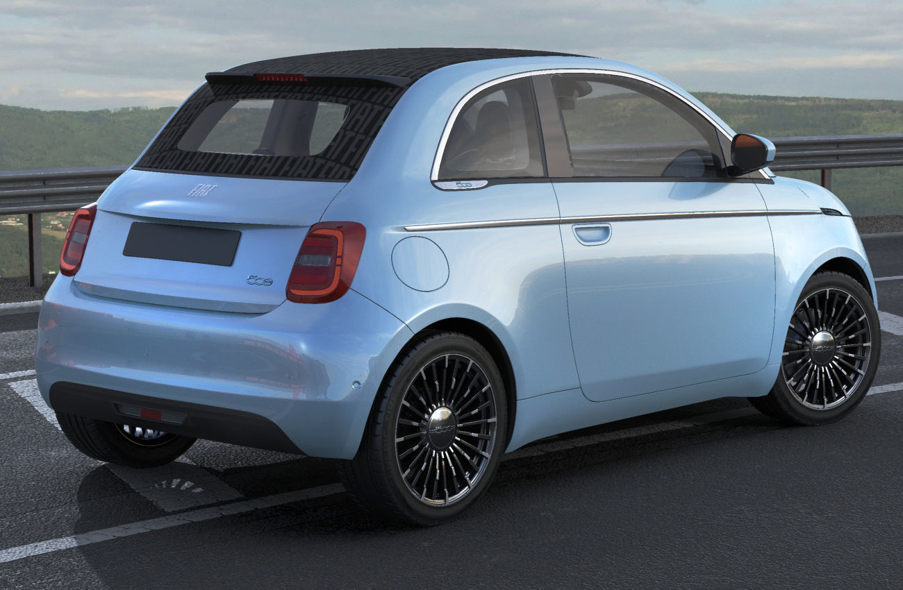Fiat 500 cabrio 2021 La Prima 3D model_26