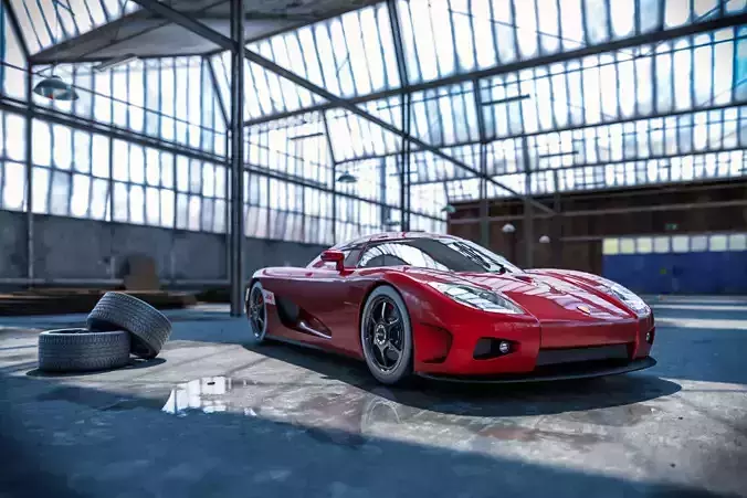 Warehouse Interior 3D Model