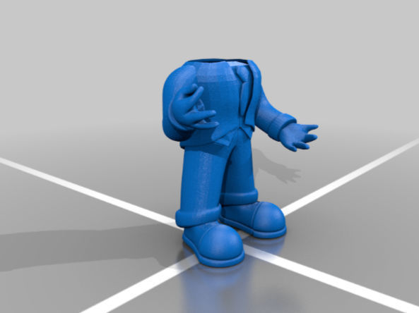 Big Head Joker Free 3D model_4