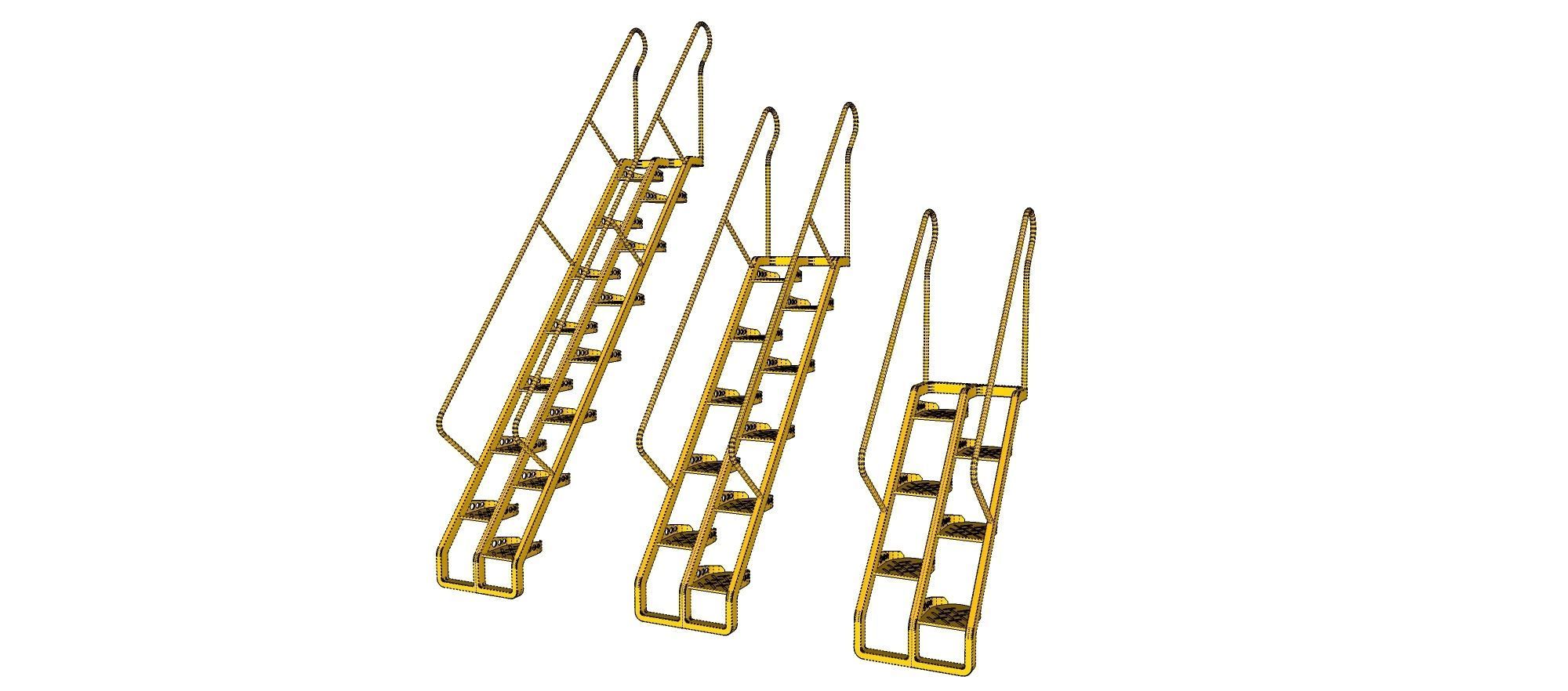 sci-fi stairs 4 3D model_42