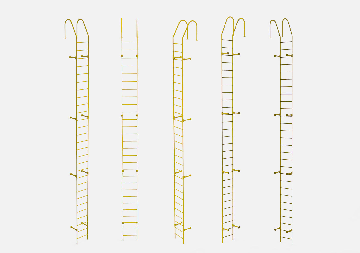 sci-fi stairs 4 3D model_38