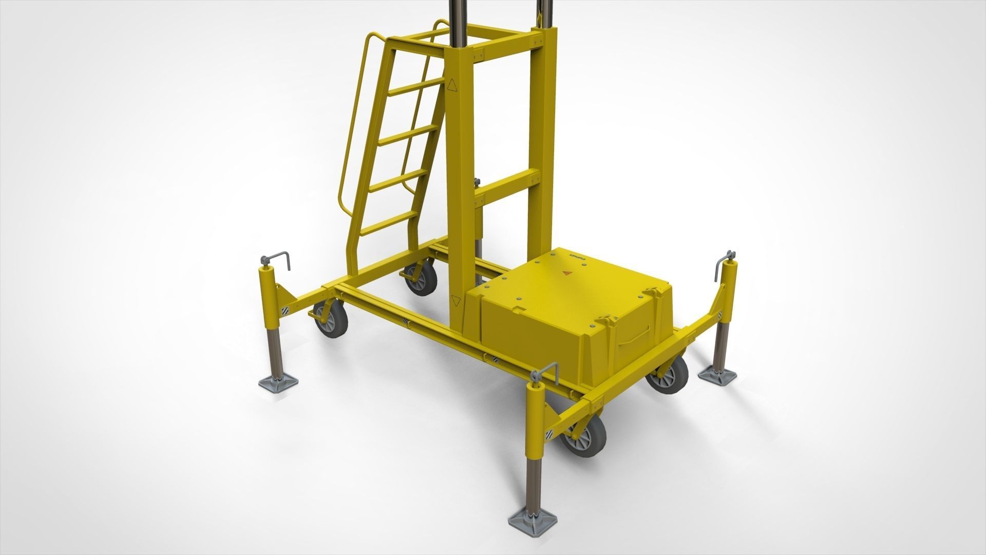 sci-fi stairs 4 3D model_11