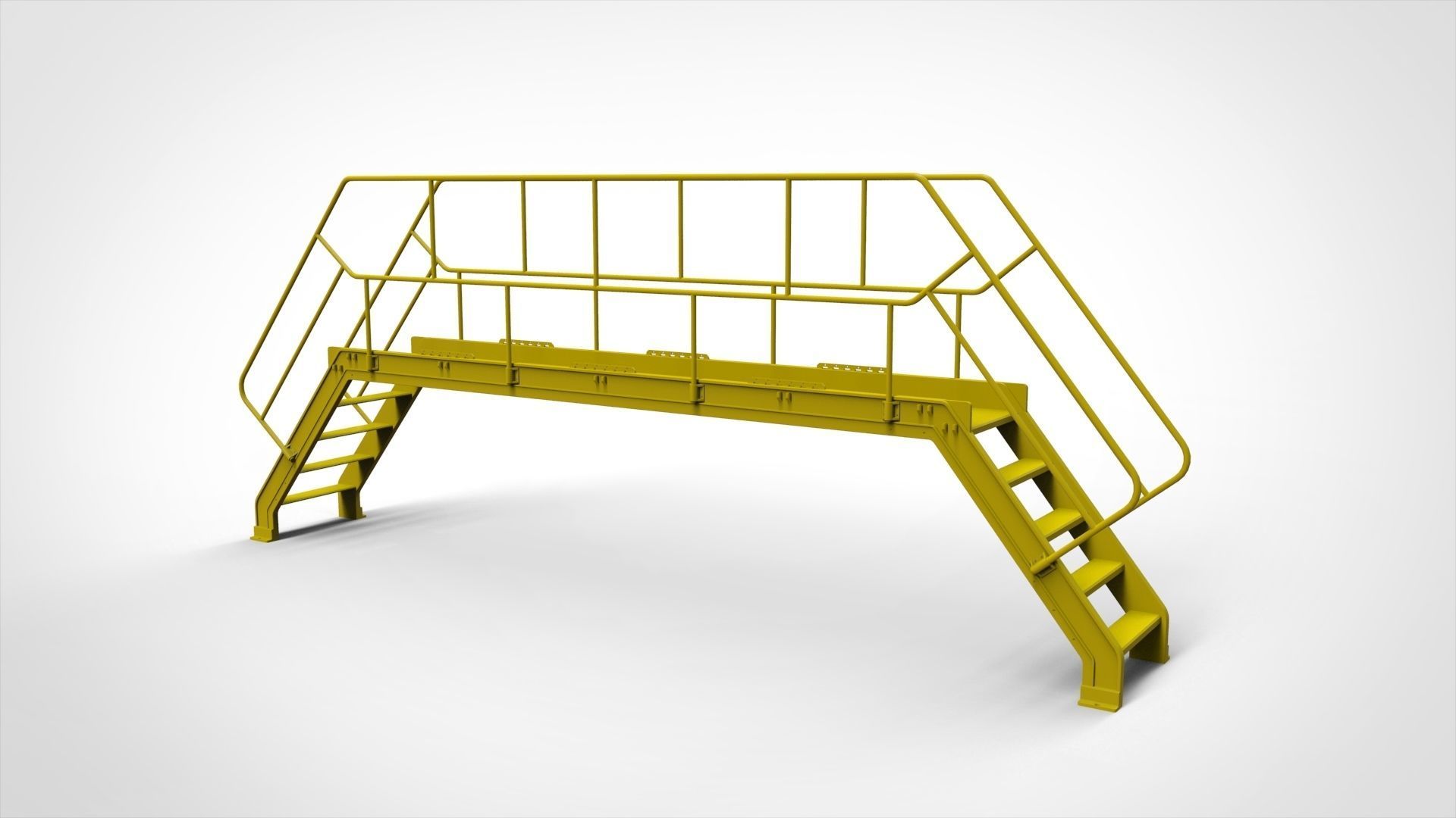 sci-fi stairs 4 3D model_25