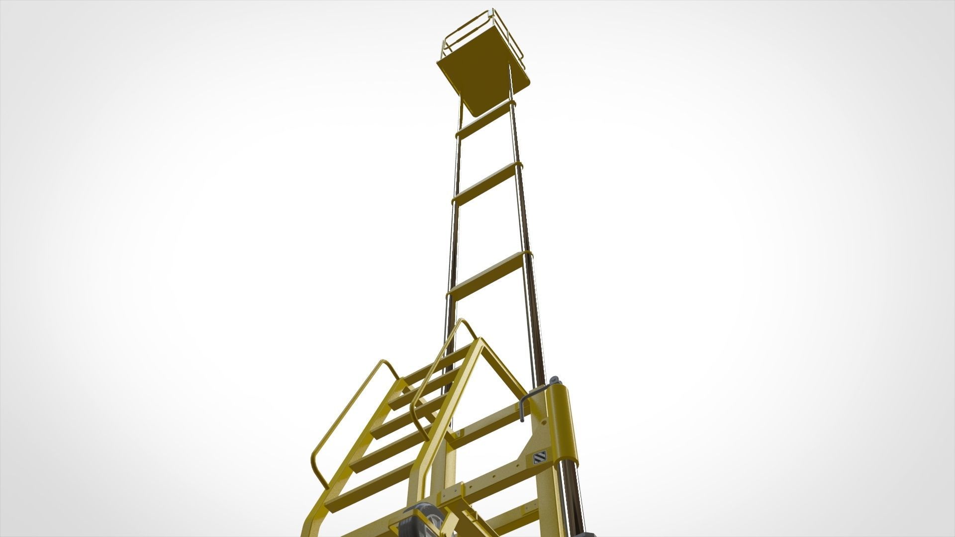 sci-fi stairs 4 3D model_12