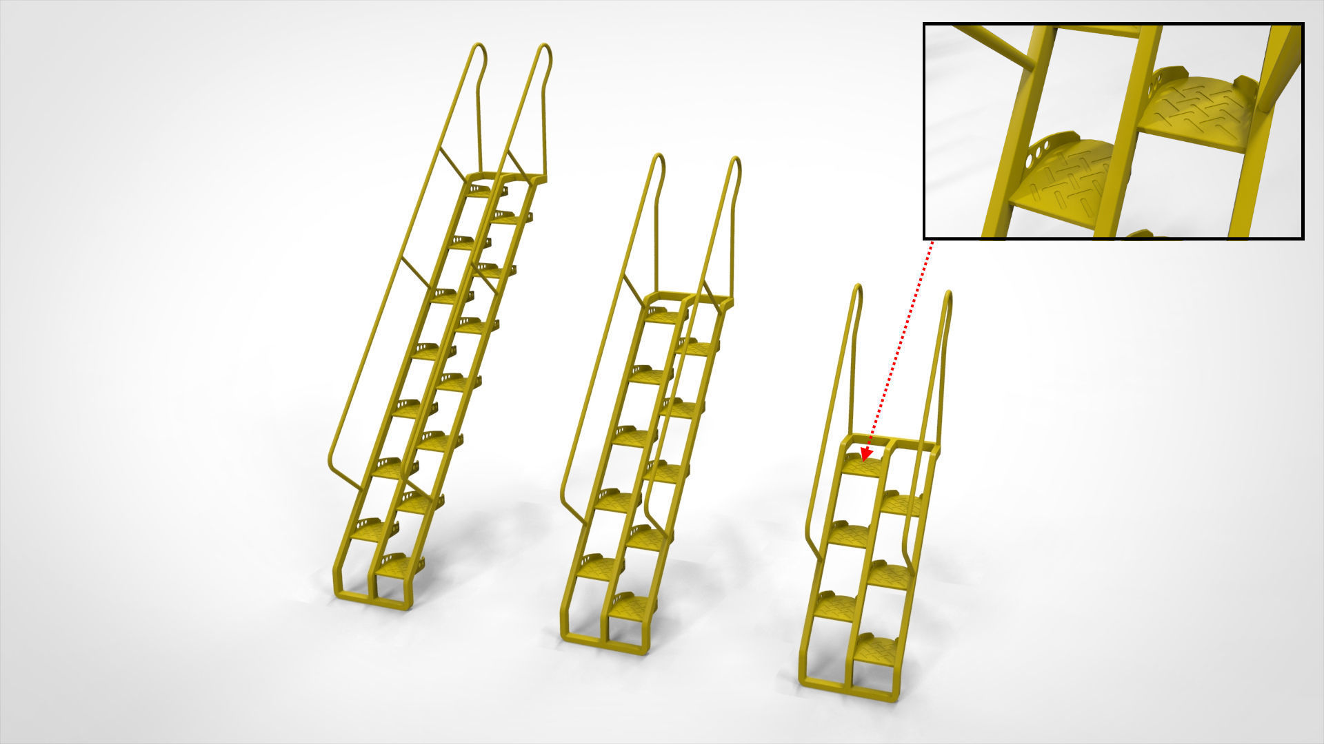 sci-fi stairs 4 3D model_32