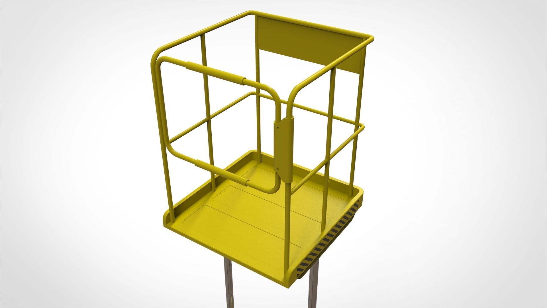 sci-fi stairs 4 3D model_14