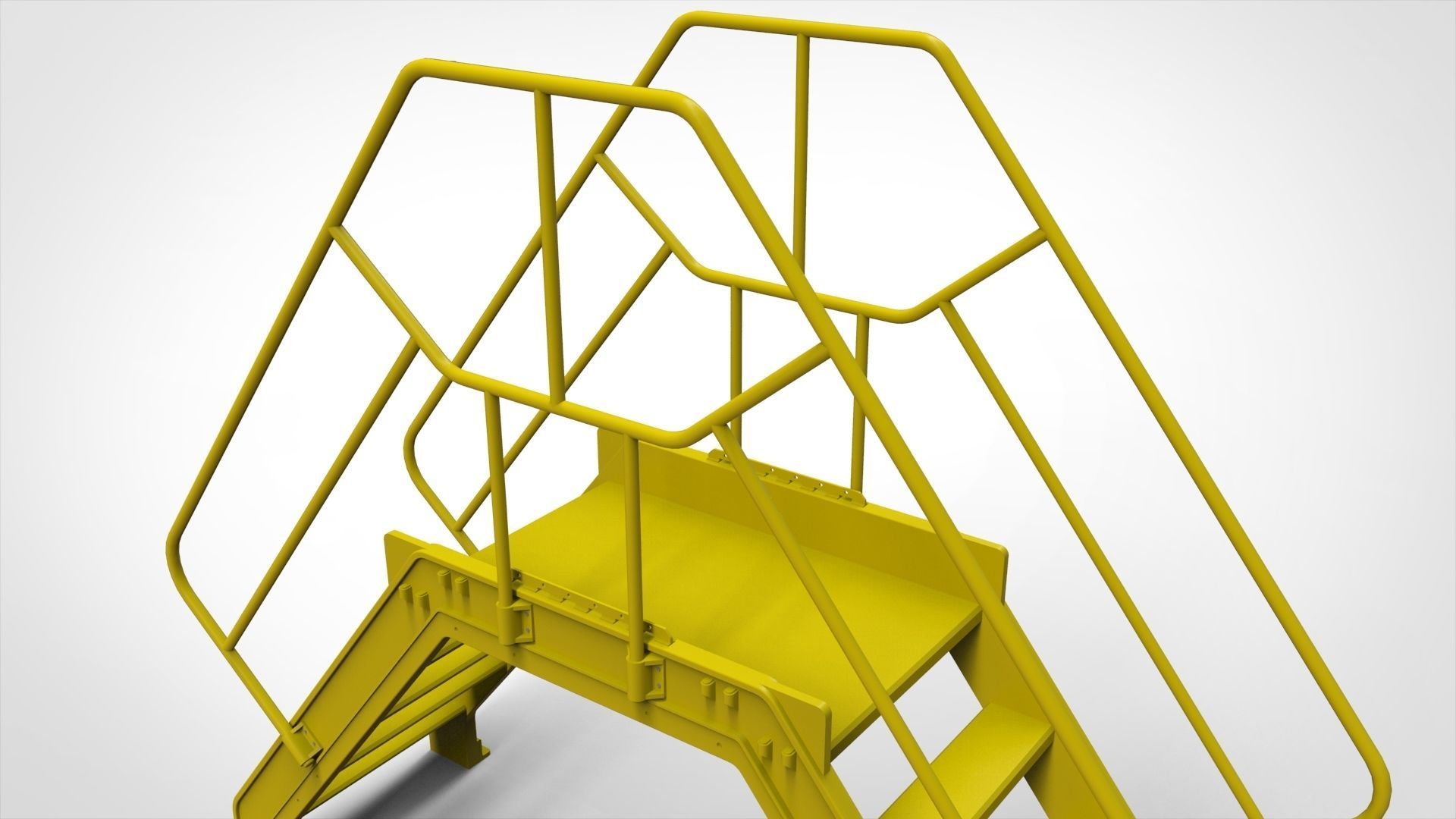 sci-fi stairs 4 3D model_24