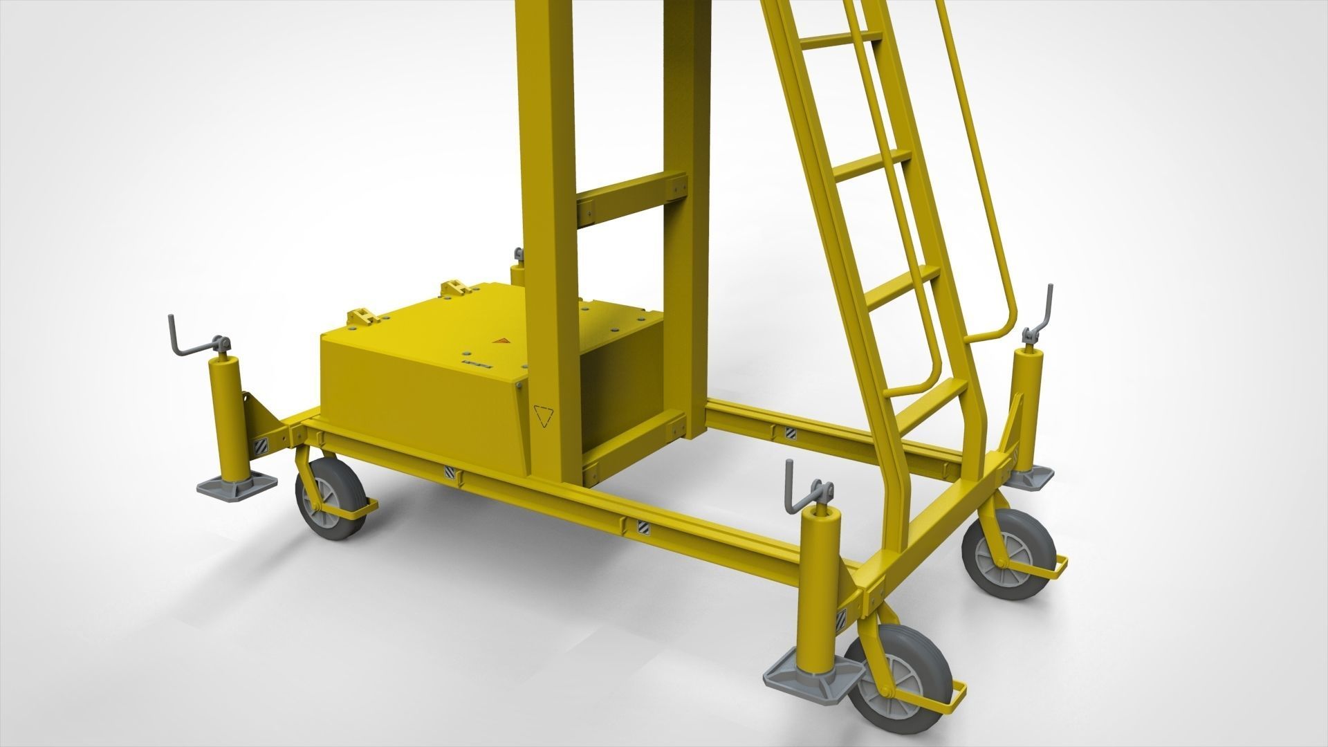 sci-fi stairs 4 3D model_6