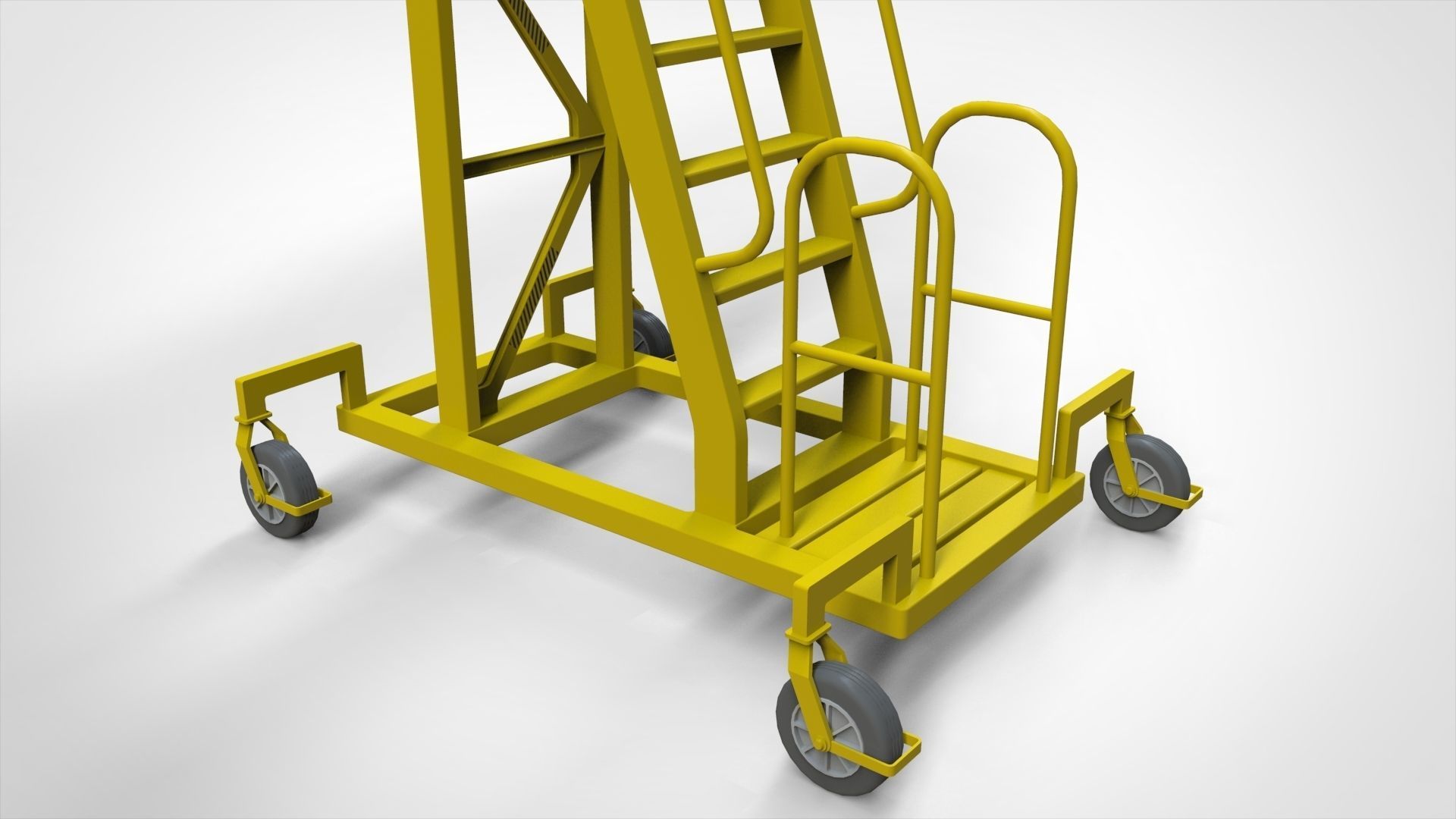 sci-fi stairs 4 3D model_17