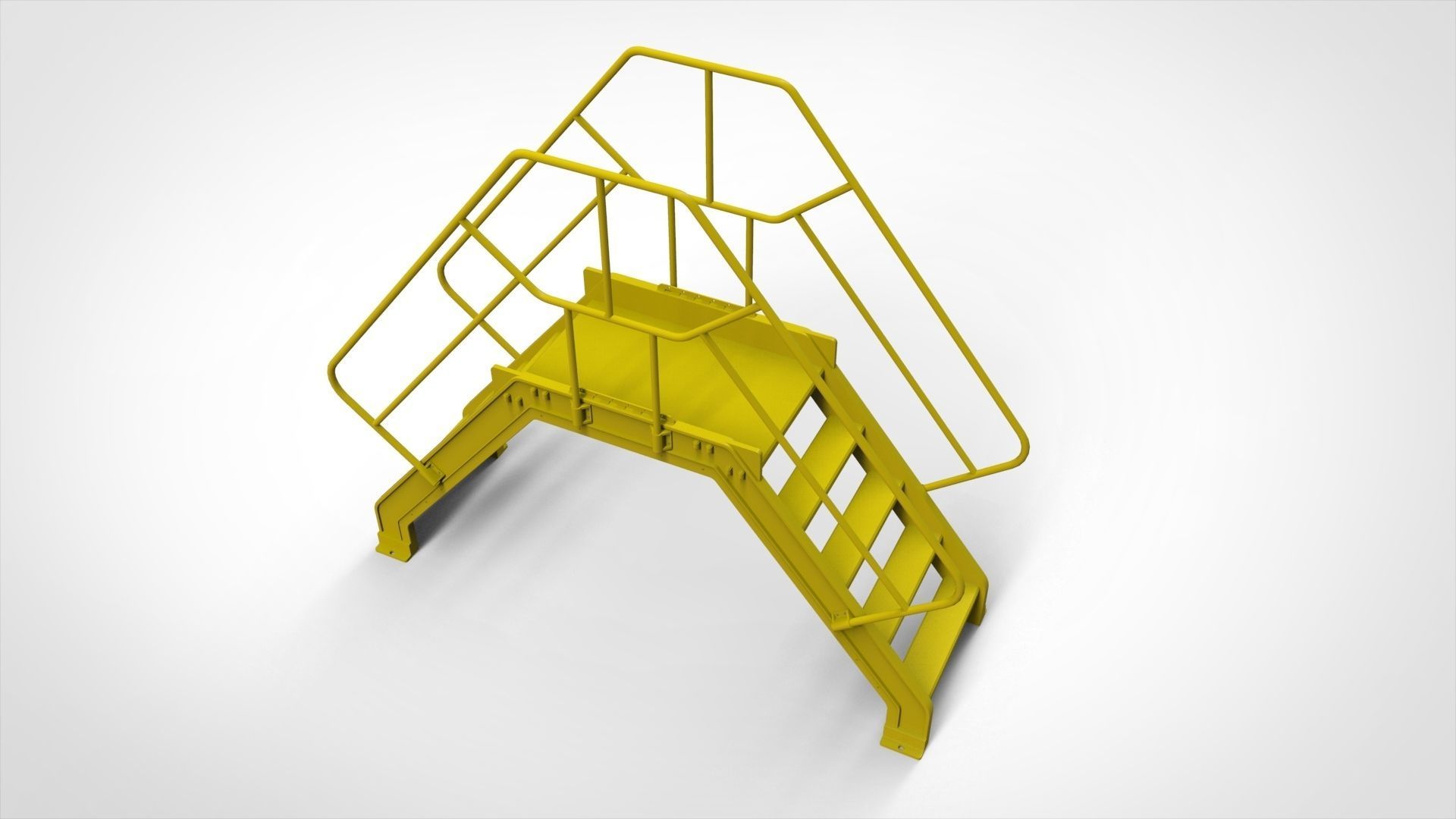 sci-fi stairs 4 3D model_23