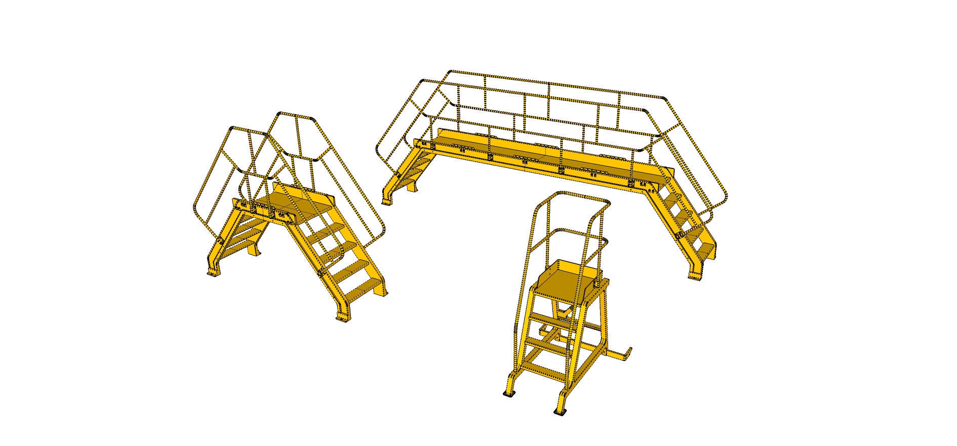 sci-fi stairs 4 3D model_41