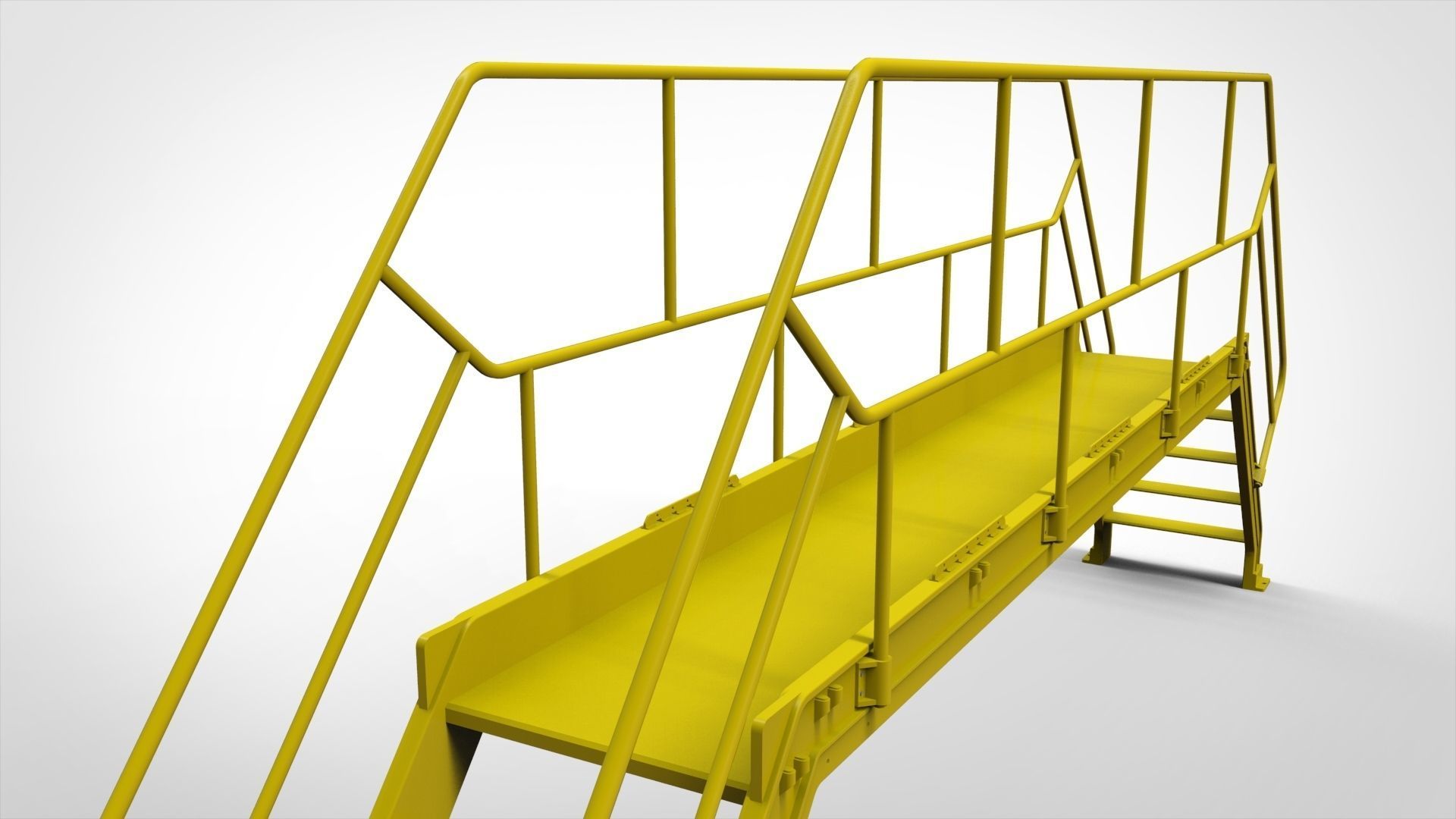 sci-fi stairs 4 3D model_28