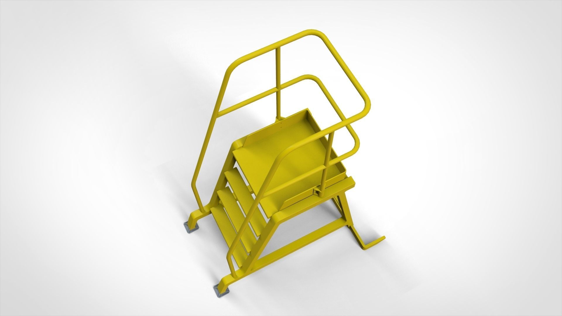 sci-fi stairs 4 3D model_30