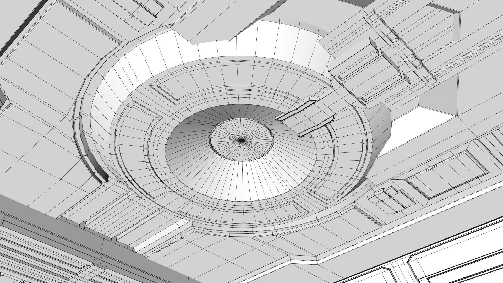 Sci Fi Corridor 3D model_16