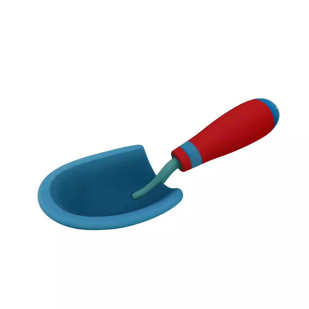 Garden shovel 3D model