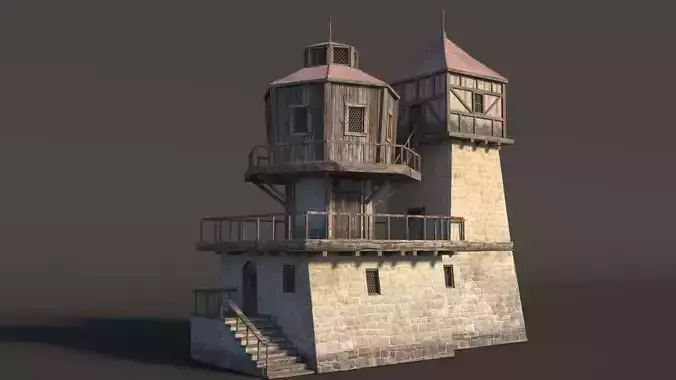 Fantasy Medieval House 01