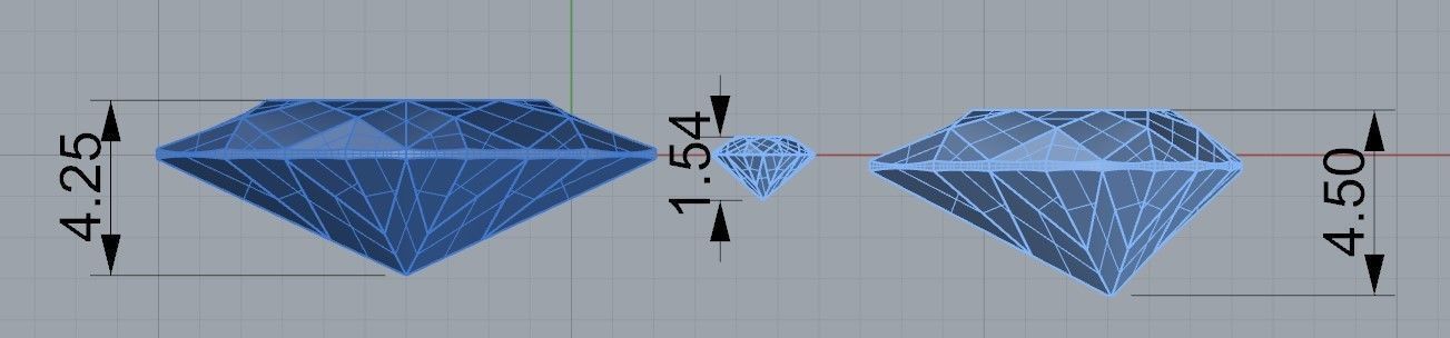 Earring with marquise and pear 3D print model_10